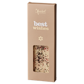 "Best Wishes" Chokoladeplade fra Xocolatl 50 g NEDSAT PGA DATO